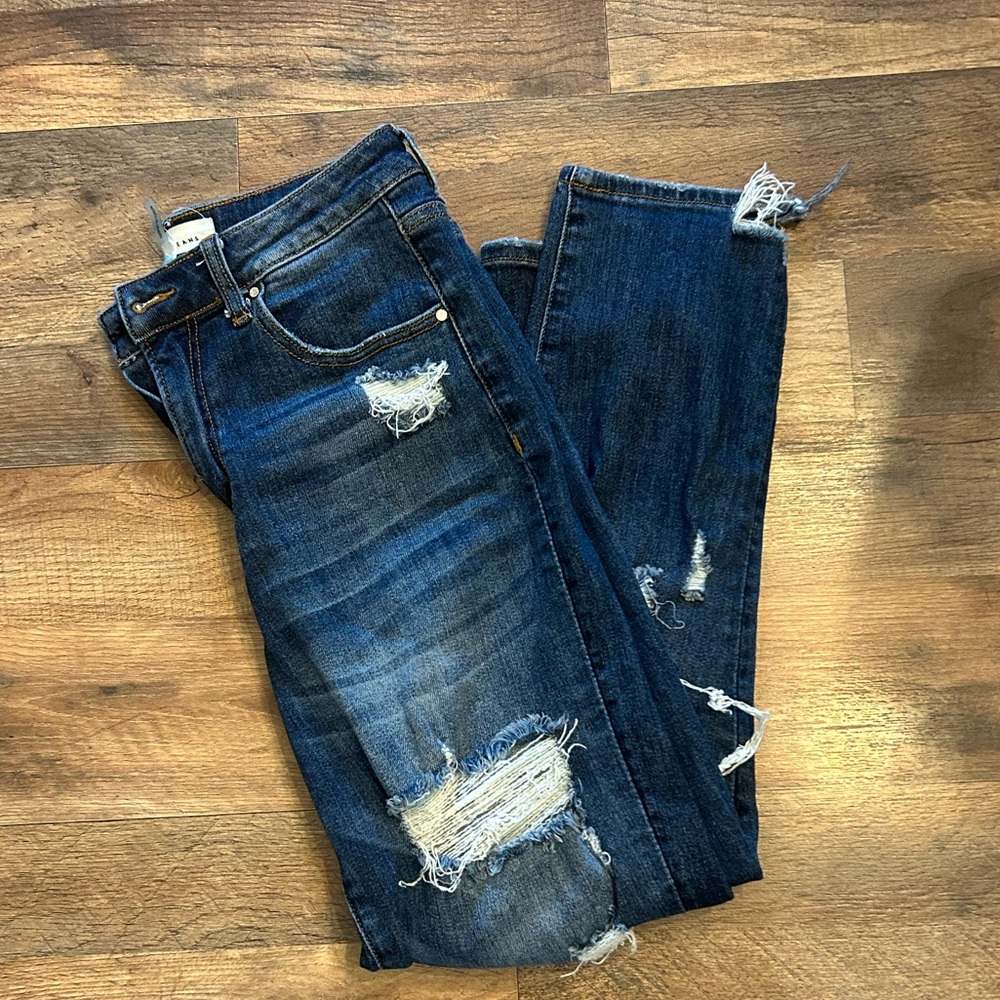 Risen boyfriend cropped jeans